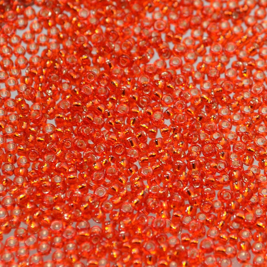 Toho Seed Beads - 15/0 - Silver Lined Siam Ruby