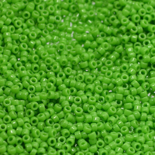 Toho Seed Beads - 15/0 - Opaque Mint Green