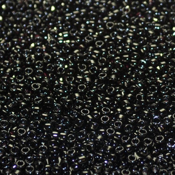 Toho Seed Beads - 15/0 - Opaque Jet