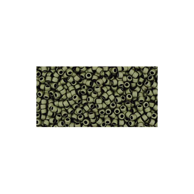 Toho Seed Beads - 15/0 - Matte Dark Olive