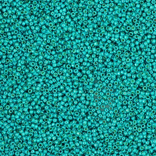 Toho Seed Beads - 15/0 - Galvanized Green Turquoise [Permanent Finish]