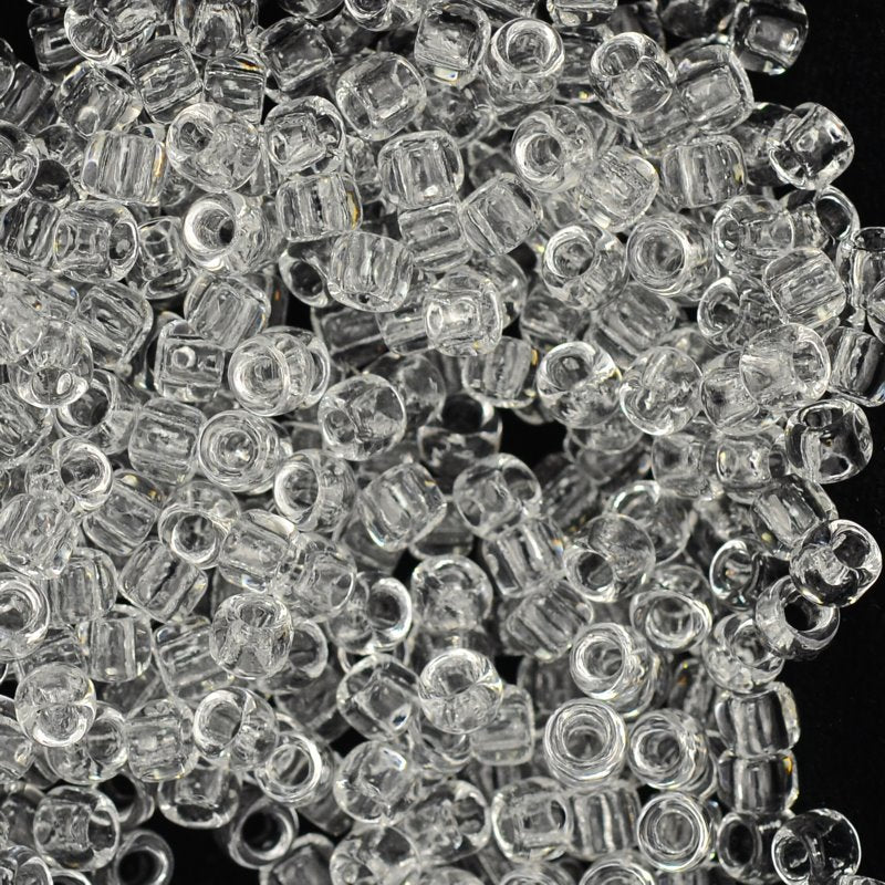 Toho Seed Beads - 6/0 - Crystal