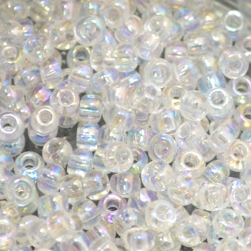 Toho Seed Beads - 6/0 - Crystal Rainbow