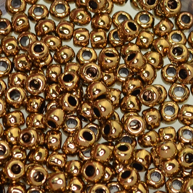 Toho Seed Beads - 6/0 - Antique Gold Metallic