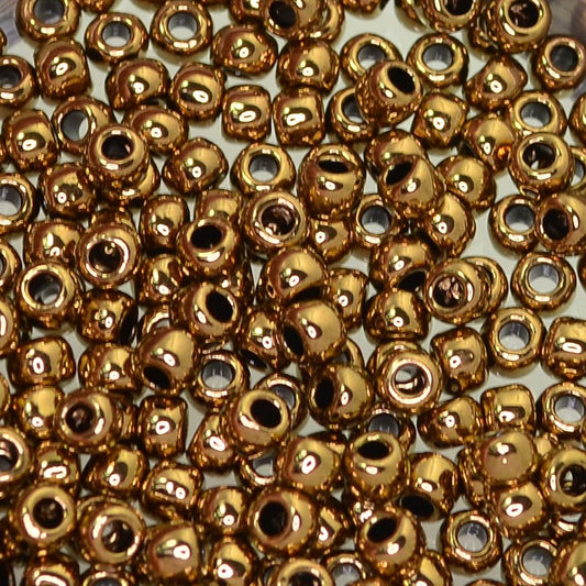 Toho Seed Beads - 6/0 - Antique Gold Metallic