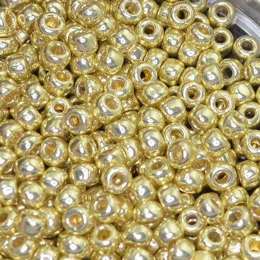 Toho Seed Beads - 6/0 - Galvanized Yellow Gold [Permanent Finish]