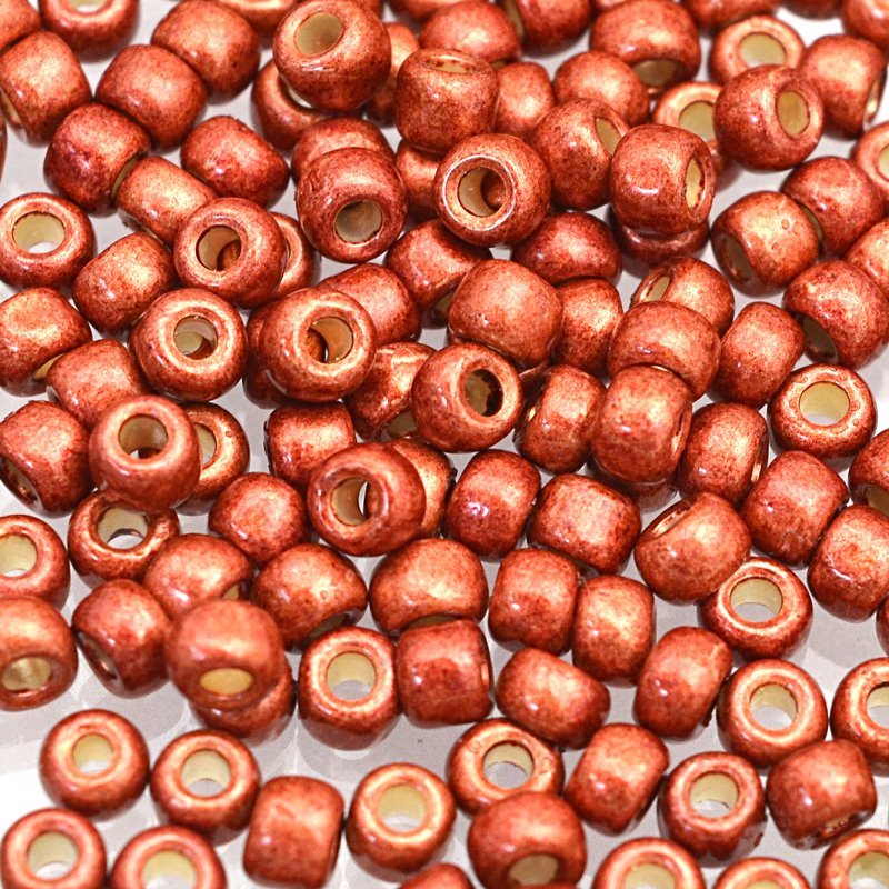 Toho Seed Beads - 6/0 - Matte Cabernet Galvanized [Permanent Finish]