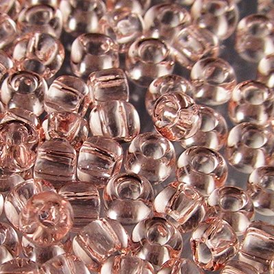 Toho Seed Beads - 8/0 - Transparent Rosaline