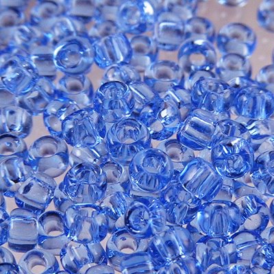 Toho Seed Beads - 8/0 - Transparent Light Sapphire