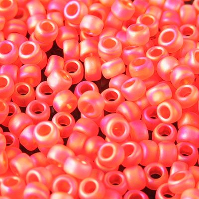 Toho Seed Beads - 8/0 - Transparent Rainbow Matte Hyacinth