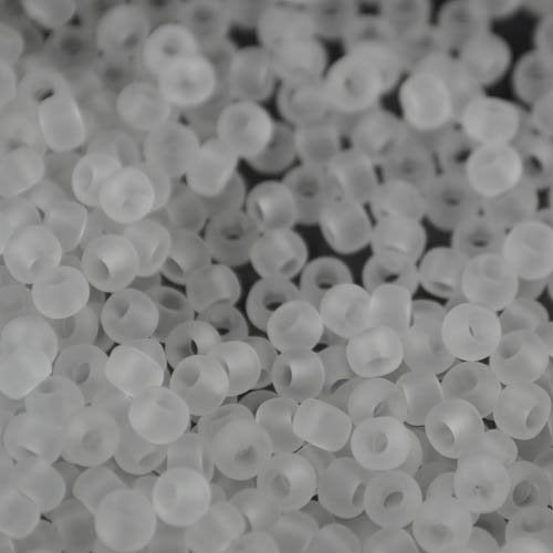 Toho Seed Beads - 8/0 - Transparent Matte Crystal