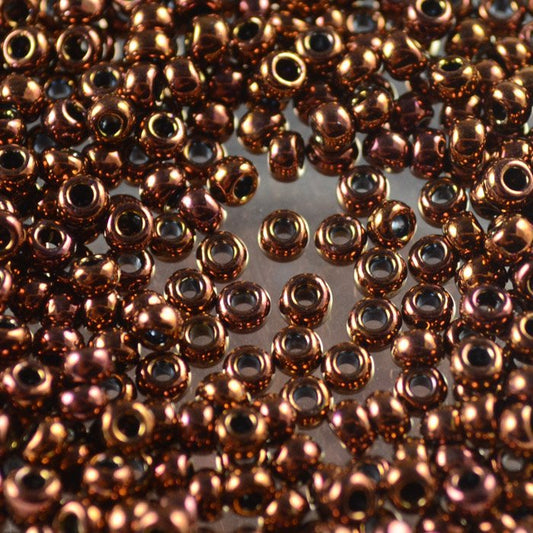 Toho Seed Beads - 8/0 - Dark Metallic Copper