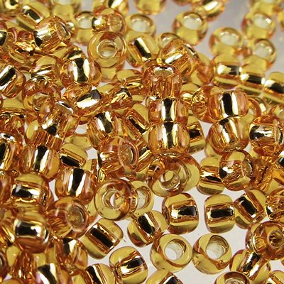 Toho Seed Beads - 8/0 - Silver Lined Medium Gold