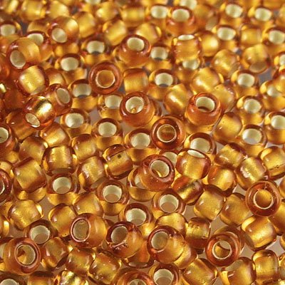 Toho Seed Beads - 8/0 - Silver Lined Light Gold