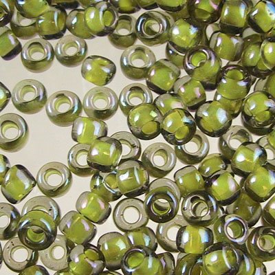 Toho Seed Beads - 8/0 - Silver Lined Lemon Lime