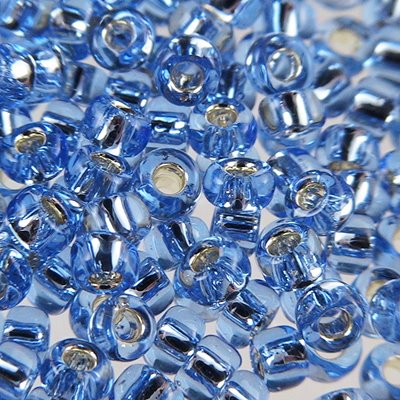 Toho Seed Beads - 8/0 - Silver Lined Light Sapphire