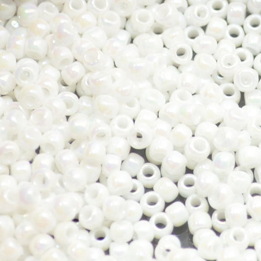 Toho Seed Beads - 8/0 - White Rainbow