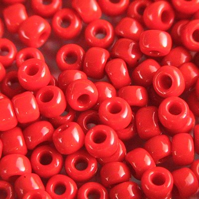 Toho Seed Beads - 8/0 - Opaque Pepper Red