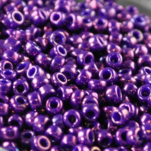 Toho Seed Beads - 8/0 - Higher-Metallic Royal Purple