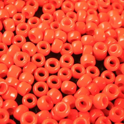 Toho Seed Beads - 8/0 - Opaque Sunset Orange