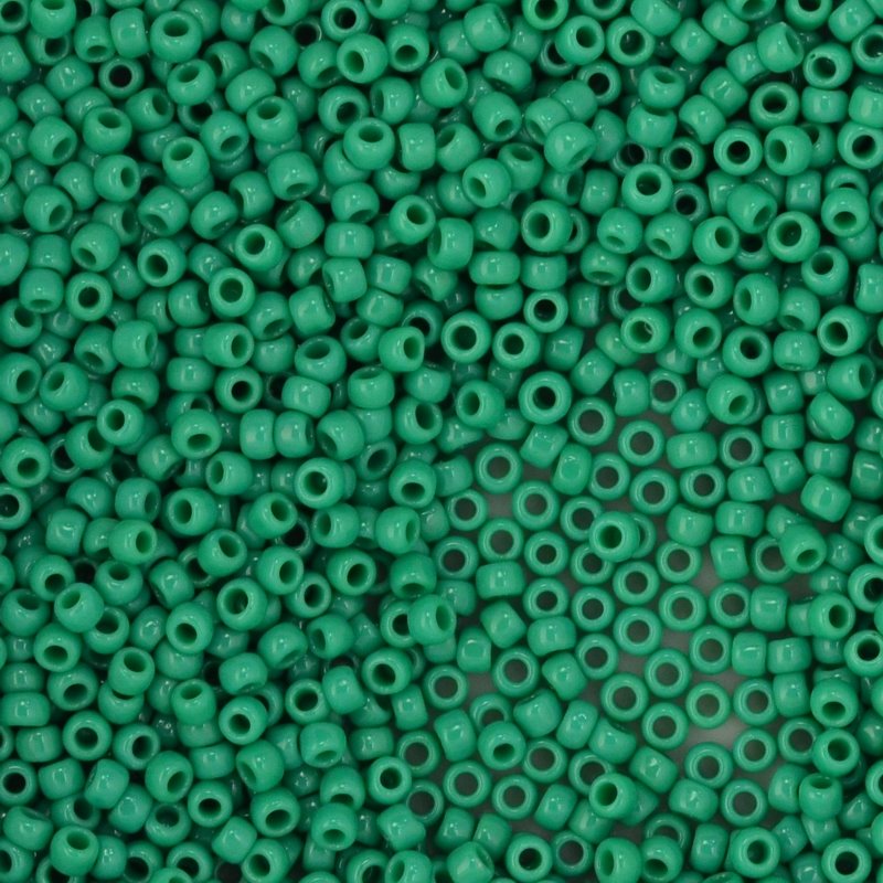 Toho Seed Beads - 8/0 - Opaque Turquoise Green
