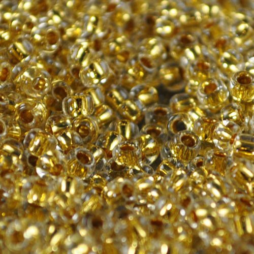 Toho Seed Beads - 8/0 - 24K Gold Lined Crystal
