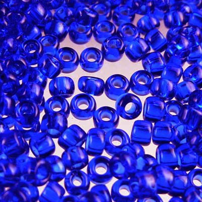 Toho Seed Beads - 8/0 - Transparent Blue