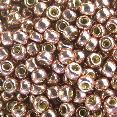Toho Seed Beads - 8/0 - Metallic Light Dusty Rose [Permanent Finish]