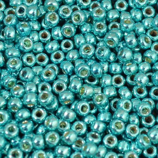 Toho Seed Beads - 8/0 - Metallic Green Turquoise [Permanent Finish]