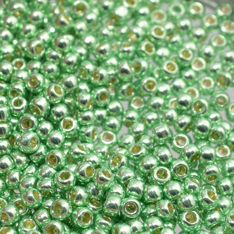 Toho Seed Beads - 8/0 - Metallic Mint [Permanent Finish]
