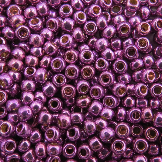 Toho Seed Beads - 8/0 - Galvanized Magenta [Permanent Finish]