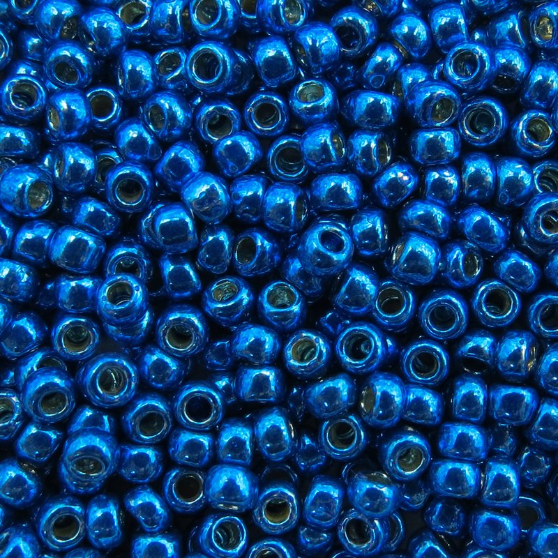 Toho Seed Beads - 8/0 - Galvanized Electric Blue [Permanent Finish]