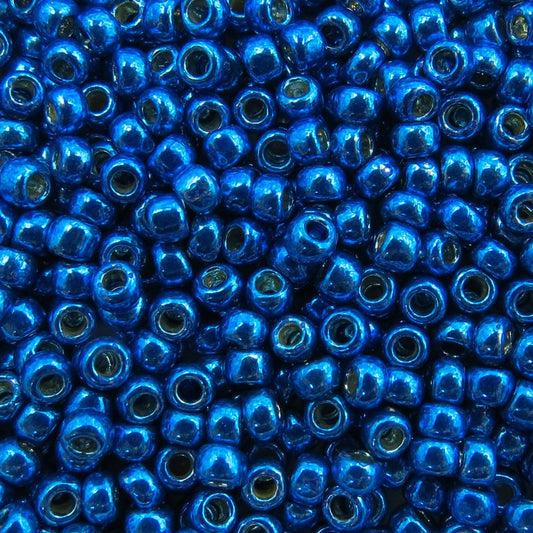 Toho Seed Beads - 8/0 - Galvanized Electric Blue [Permanent Finish]