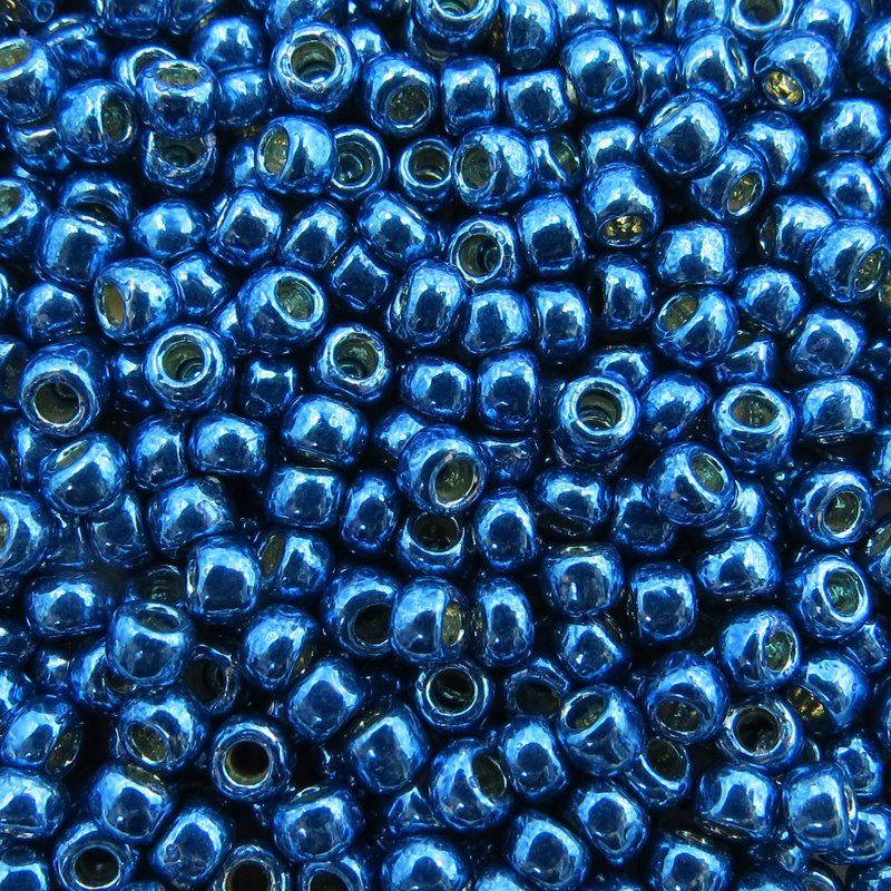 Toho Seed Beads - 8/0 - Galvanized Dark Aqua [Permanent Finish]