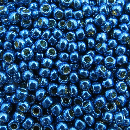 Toho Seed Beads - 8/0 - Galvanized Dark Aqua [Permanent Finish]