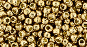 Toho Seed Beads - 8/0 - Galvanized Light Gold [Permanent Finish]