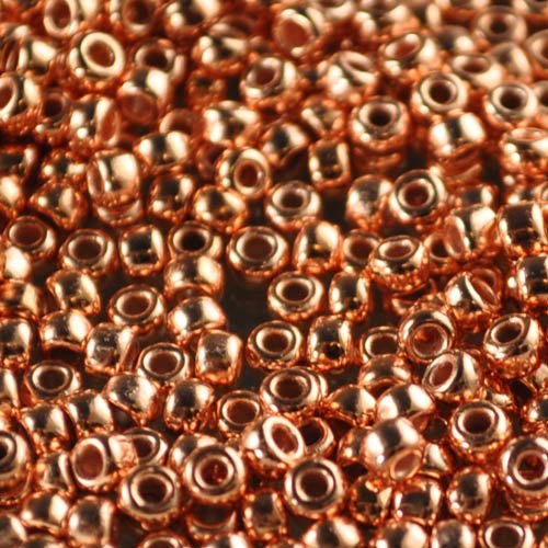 Toho Seed Beads - 8/0 - Hybrid Metallic Copper Penny