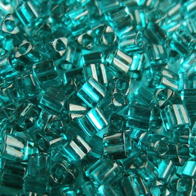 Toho Triangles - 8/0 - Transparent True Teal