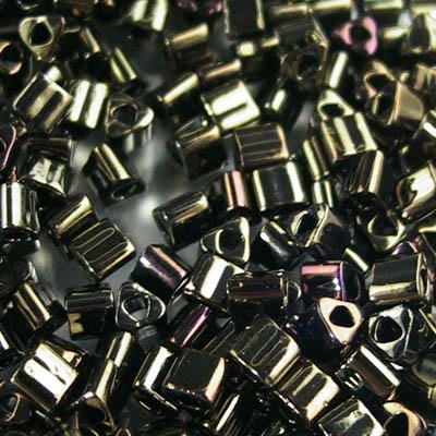 Toho Triangles - 8/0 - Metallic Bronze Iris