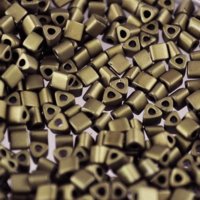 Toho Triangles - 8/0 - Matte Olive