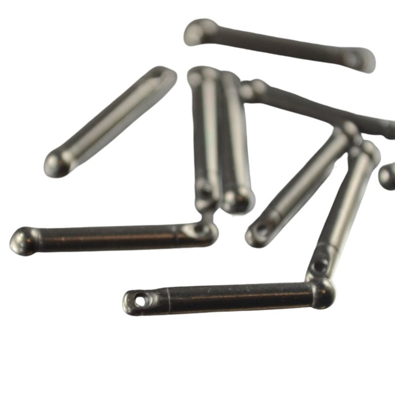 Findings - .75in Drop Bead Bar - Black