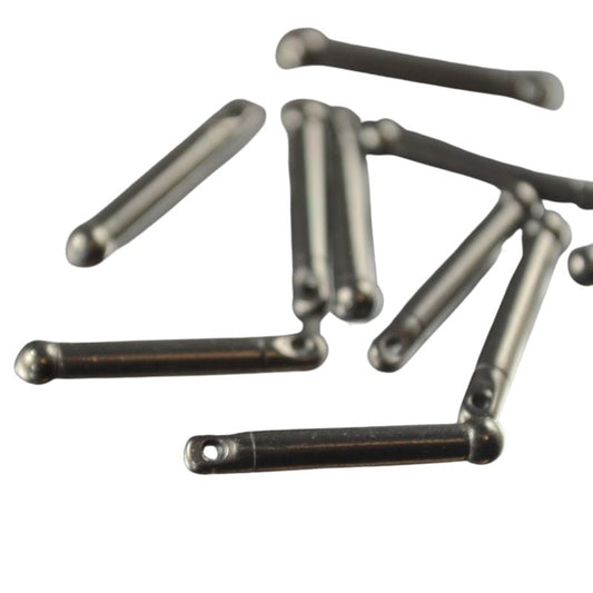 Findings - .75in Drop Bead Bar - Black