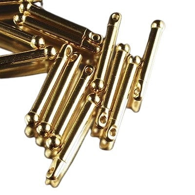 Findings - .75in Drop Bead Bar - Bright Gold