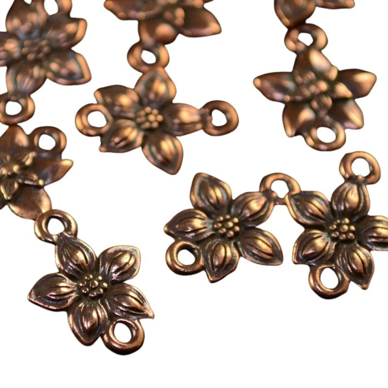 Link -  Star Jasmine - Antiqued Copper