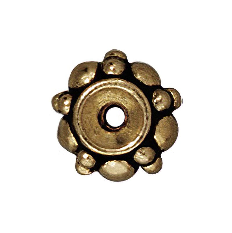 Metal Bead -  Turkey - Antique Gold (5)
