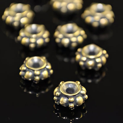 Metal Bead -  Turkey - Antique Gold (5)