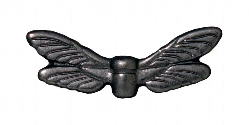 Metal Beads -  Dragonfly Wings - Black