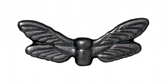Metal Beads -  Dragonfly Wings - Black