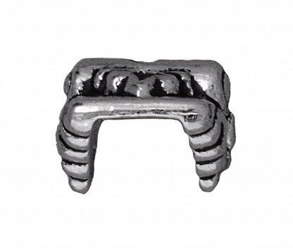 Bead Cap Luna - Decorative Triangle - Antique Copper