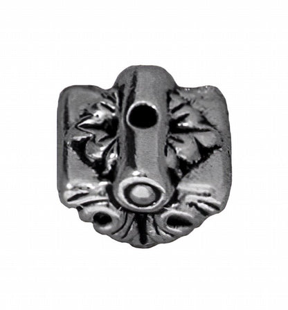 Bead Cap Luna - Decorative Triangle - Antique Copper